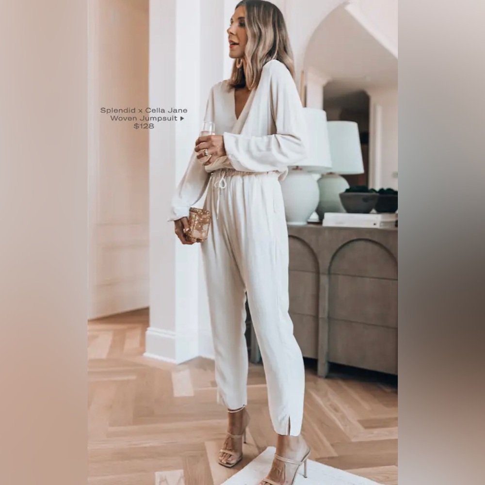 Splendid x Cella Jane Woven Jumpsuit
